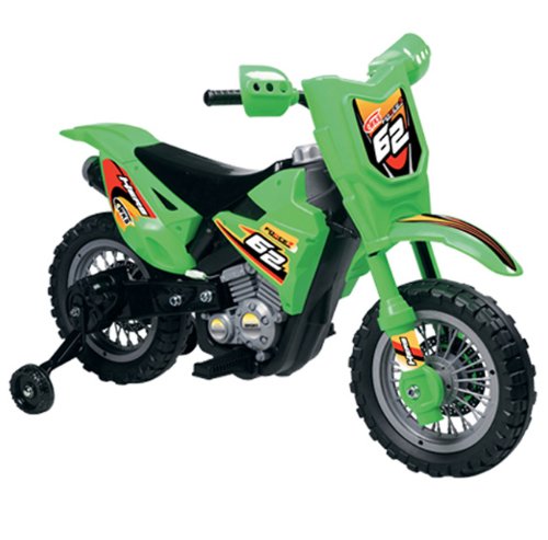 Boy's Vroom Rider VR098 Dirt Bike, Green