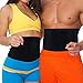 MakExpress Waist Trimmer Ab Belt Tummy Tuck Belly Burner Sauna Fit Trim Firm Curve Contour Weight Loss Abdominal Tone Muscle Toning Slim Easy Strong Exercise for Women & Men Home Gym