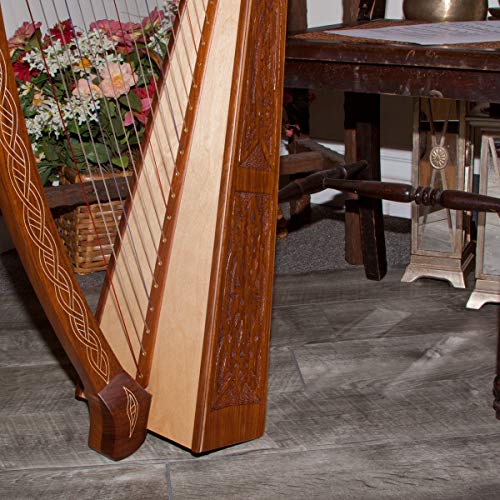 image for Roosebeck 22-String Heather Harp w/Full Chelby Levers - Knotwork