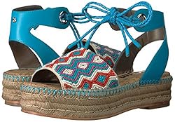 Sam Edelman Women's Neera Sandal, Blue/Multi, 5 M US