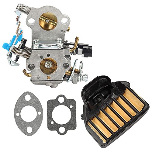 Harbot 455 Rancher Carburetor Carb With Gasket Air Filter For WTA-29 Husqvarna 455E 460 461 Gas Chainsaw 544 88 83-01