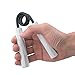 DONGJI Hand Grip Strength 150lb, Metal Antiskid Hand Gripper, Forearm Exerciser for Hand Finger Forearm Wrist Exercises, Athletes, Rehabilitation - Silver