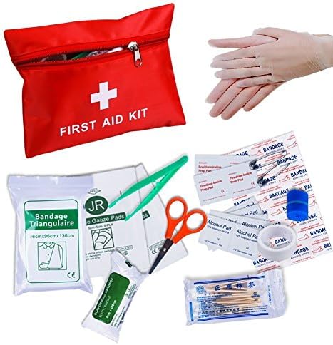 ONEK First Aid Kit Medical Bag Survival, Portable Medical Survival Bag,Mini Emergency Bag for Car, Home,Picnic,Camping, Hiking,Travelling and Other Outdoor Activies