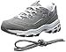 Skechers Sport Women's D'lites Me Time Fashion Sneaker, Grey, 10 M US
