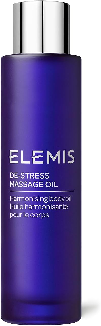 Elemis De-Stress Massage Oil 100ml Relaxing Body Fluid Deeply Nourishing