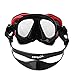Diving Mask, IFLYING Snorkeling Mask with Panoramic Wide View for Diving Snorkeling Swimming (Red)