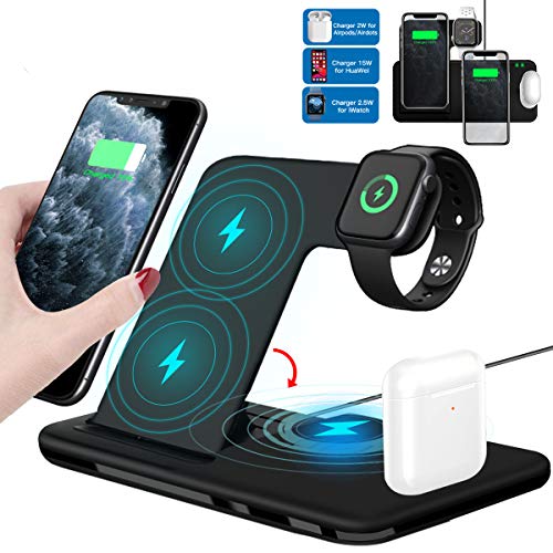 15W Wireless Charger, in Foldable Wireless Charger Stand, Qi