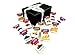 Jols Sugar Free Pastilles 3-Flavor Variety: Four 0.88 oz Packets Each of Blackcurrant, 3 Fruits, and Forest Berries in a BlackTie Box (12 Items Total)