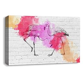 Canvas Wall Art Abstract Ink Animals...