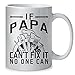 Muggies Papa Can Fix Mug - Gift For Dad And Grandpa! Coffee Tea 11oz Cup Unique Gifts For Men & Husband! Christmas, Birthday, Father's Day Gifts - Papa The Man The Myth The Legend!+ Woodworking Ebook