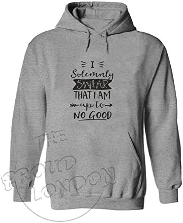 I Solemnly Swear That I AM UP to No Good Unisex Hoodie - Marauder's Map Harry Potter Inspired Hogwarts Map Lupin Minus Black Potter