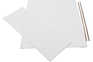 CANSYBIL Director Chair Replacement Canvas Fabric Seat Cover Foldable Director’s Chair Cover Kit Black | 21.2" L x 16.1" W x 0.39" H (A: White 21.25''L*16.14''W)