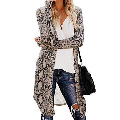 51b8MyytV3L Outwears Otoño Primavera Impresión Estilo Largo Mujer Suéteres Cardigan Femenino Camo/Leopardo/Serpiente Patrón de Punto… Outwears Otoño Primavera Impresión Estilo Largo Mujer Suéteres Cardigan Femenino Camo/Leopardo/Serpiente Patrón de Punto… - Imagen 4