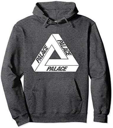 Unisex Palace Triangle Pullover Hoodie Large Dark Heather