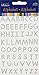 Mark Richards Crystal Stickers Alphabet 58/Pkg, Clear
