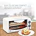 MaxiMatic ETO-113 Elite Cuisine 2-Slice Toaster Oven with 15 Minute Timer, White