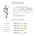 Shecret Thigh High Stockings Womens Sparkle Rhinestone Stockings Crystal Fishnet Glitter Stockings