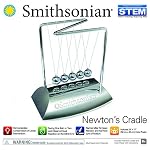 51b8QVrr3YL. SS150 Smithsonian-Science-Activities-Newtons-Cradle-Gray