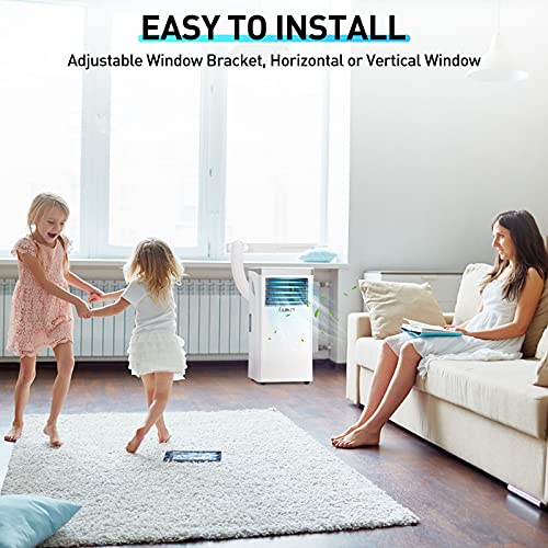 LUKO 3in1 Portable Air Conditioner 8,000 BTU,Dehumidifier,Fan for