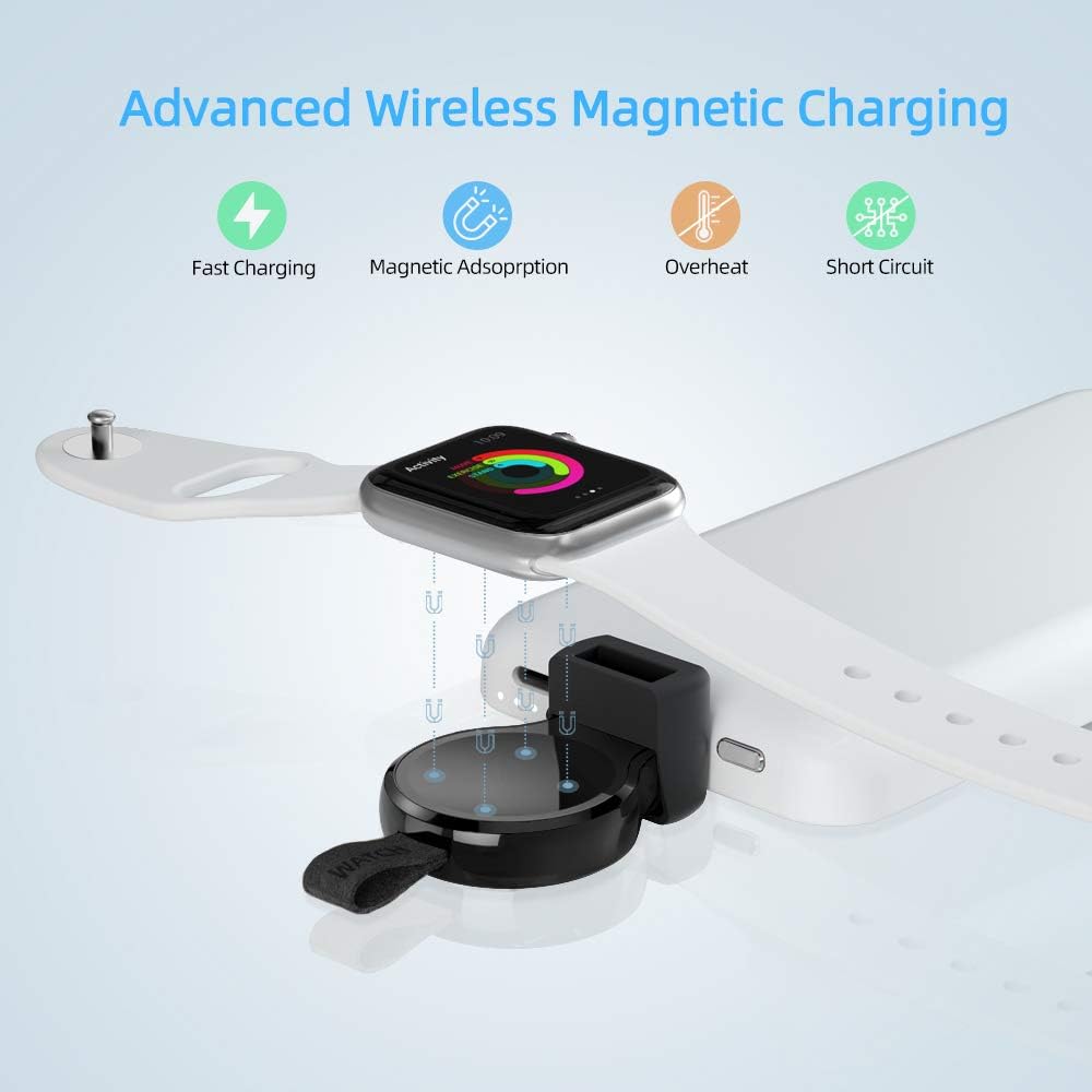 NEWDERY Wireless Charger for Apple Watch Magnetic iWatch Charger - Image 5