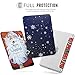 MoKo Case Fit iPad Mini 3/2 / 1, Slim Lightweight Smart Shell Stand Cover with Translucent Frosted Back Protector Fit Apple iPad Mini 1 / Mini 2 / Mini 3, Peach Blossom (with Auto Wake/Sleep)