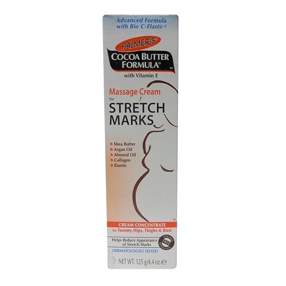 Amazon Com Palmer S Cocoa Butter Formula Massage Cream For Stretch Marks 4 40 Oz Stretch Mark Prevention Products Beauty