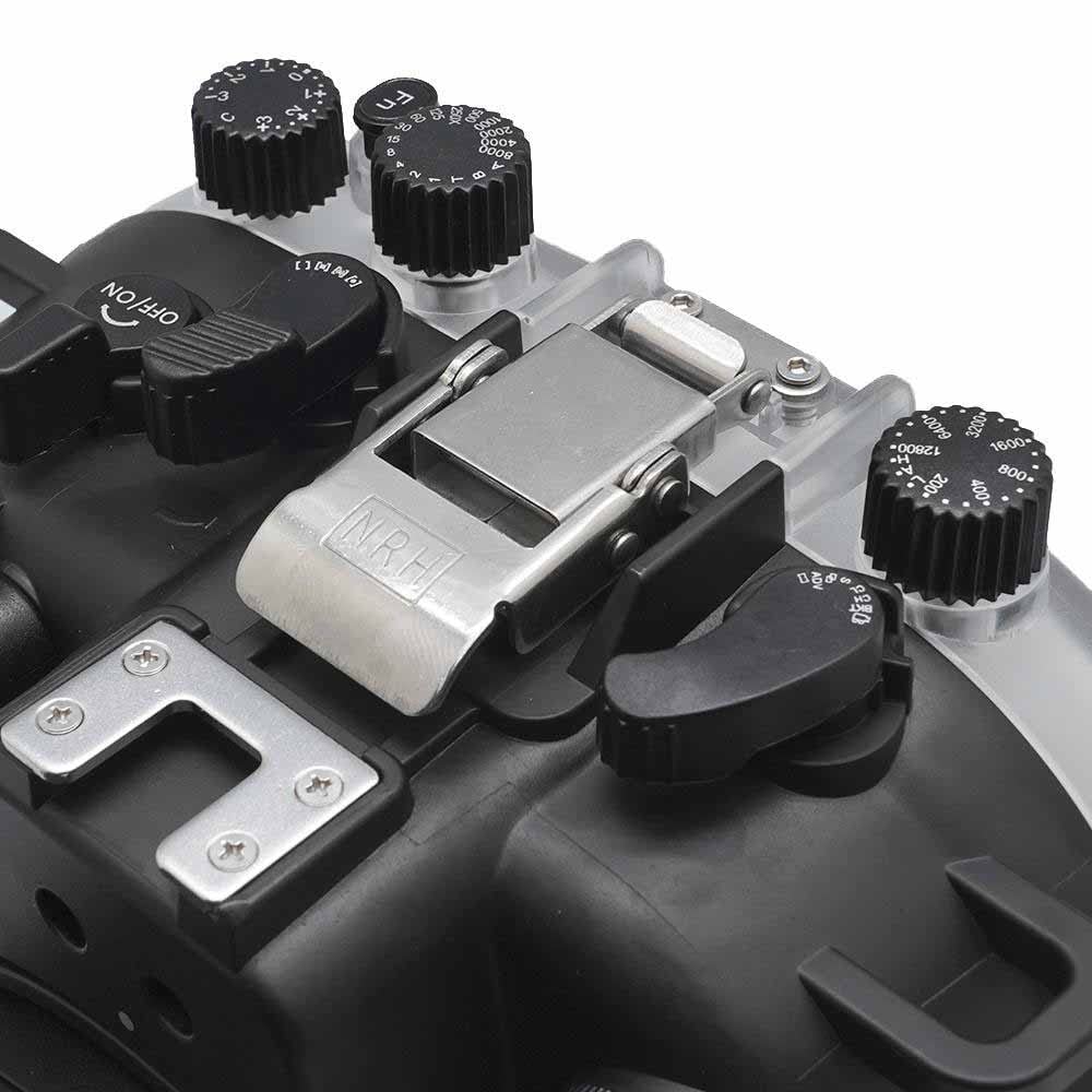 SeafrogsUnderwater housing Waterproof case for Fujifilm X-T3, w/Zoom Gears for XC16-50mm, XF18-55mm (Black)- [40M/130FT]