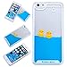 iPhone 6Plus Liquid Case, Yoption Liquid Case for iPhone 6Plus 6sPlus 5.5'', Clear Cute Creative Design Liquid Floating Rubber Duck Hard Case Cover for iPhone 6Plus 6sPlus 5.5'' (Ducks With Tie)