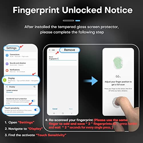 TAURI [2+2 Pack] Compatible with Samsung Galaxy S22 Ultra 5G, 2 Pack