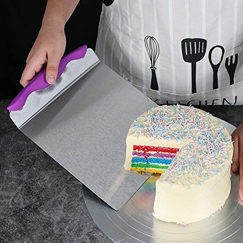 Cake Lifter, Pizza Paddle RVS Cake Safe Lifter Transfer Schop Pizza Peel voor Bakken, 24,4 x 20,3 cm - Afbeelding 5