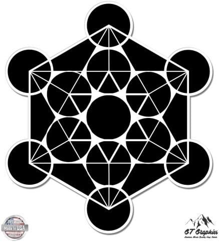 GT Graphics Metatron's Cube - Vinyl Sticker Waterproof Decal
