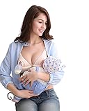 TANZKY Womens Double Breastpump Hands Free Pumping Bra with Underwire (XL, Complexion)