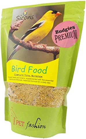 Sicons Pet Fashion Bird Food Budgies 900gm
