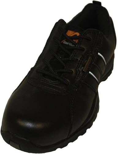 leather steel toe tennis shoes