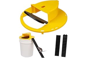 5 Gallon Bucket Lid Mouse Rat Trap, Mice Trap Bucket Flip Lid Indoor Outdoor miceTrap Bucket Lid Auto Reset Reusable Mouse Tr