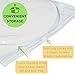 Kana Premium Perforated Parchment Air Fryer Paper Liners - 100 Eco-Friendly Pack - For Bamboo Steamer, Steaming Basket, Rice, Dim Sum (8 inch)