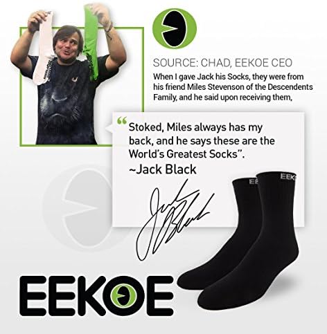 EEKOE Signature 100% Organic Bamboo Socks in Low Cut Full Cushion for Men&Women