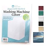 1 Vinyl Quilted Washing Machine Dryer Cover Zippered Zipper Top Dust Colors New