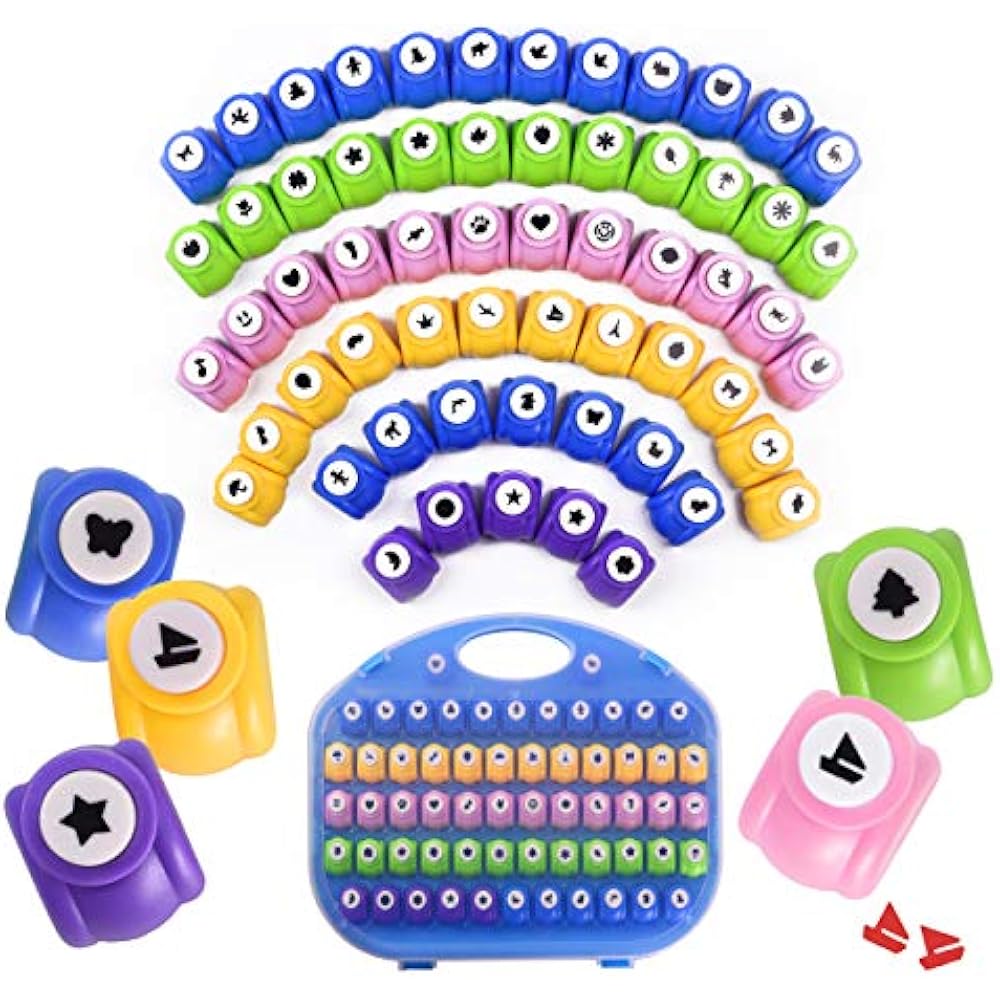 Shape Paper Punch Set School Scrapbooking Punchers For Arts And Crafts