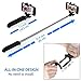 Poweradd 2nd Gen Bluetooth Selfie Stick Self-portrait Monopod with Built-in Remote Shutter for iPhone 6s Plus / 6 Plus / 6s / 6 / 5s / 5c / 5 / 4s, Android, Samsung, LG, HTC, Nexus and More - Black