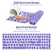 Keyboard Cover for Aspire E 15 E5-575 E5-576G E5-574G E5-573G ES15 ES1-572 / Aspire E 17 E5-772G / Aspire V15 V17 VN7-592G VN7-792G F15 F5-571 F5-573G / Aspire 3 A315 / Aspire 7 A715, Purple