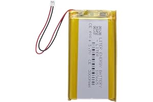 LITER ENERGY BATTERY 3.7V 103665 3000mAh Lithium Polymer ion Battery Rechargeable Polymer Battery Pack with JST 1.25mm Connector for Miyoo Mini