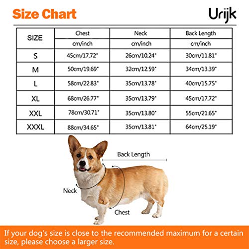 Urijk Dog Winter Coat Plaid Hoodie Jacket, Soft Warm Fleece British Style Hooded Dog Cold Weather Coat, Windproof Snow Proof Dog Winter Clothes Dog Snowsuit Apparel for Small Puppy Medium Large Dogs - Thumbnail 2