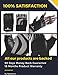 Spowerts Premium Weight Lifting Gloves for Men and Women; 18