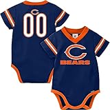 Gerber Unisex Baby NFL Jersey Onesie Bodysuit, Team