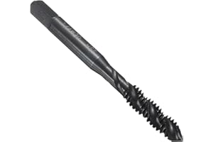 uxcell Spiral Flute Thread Taps 1/4-20 BSW H2 Machine Threading Tap Bit, Nitrided Coated Screw Tapping Repair Tool, M2 High-S