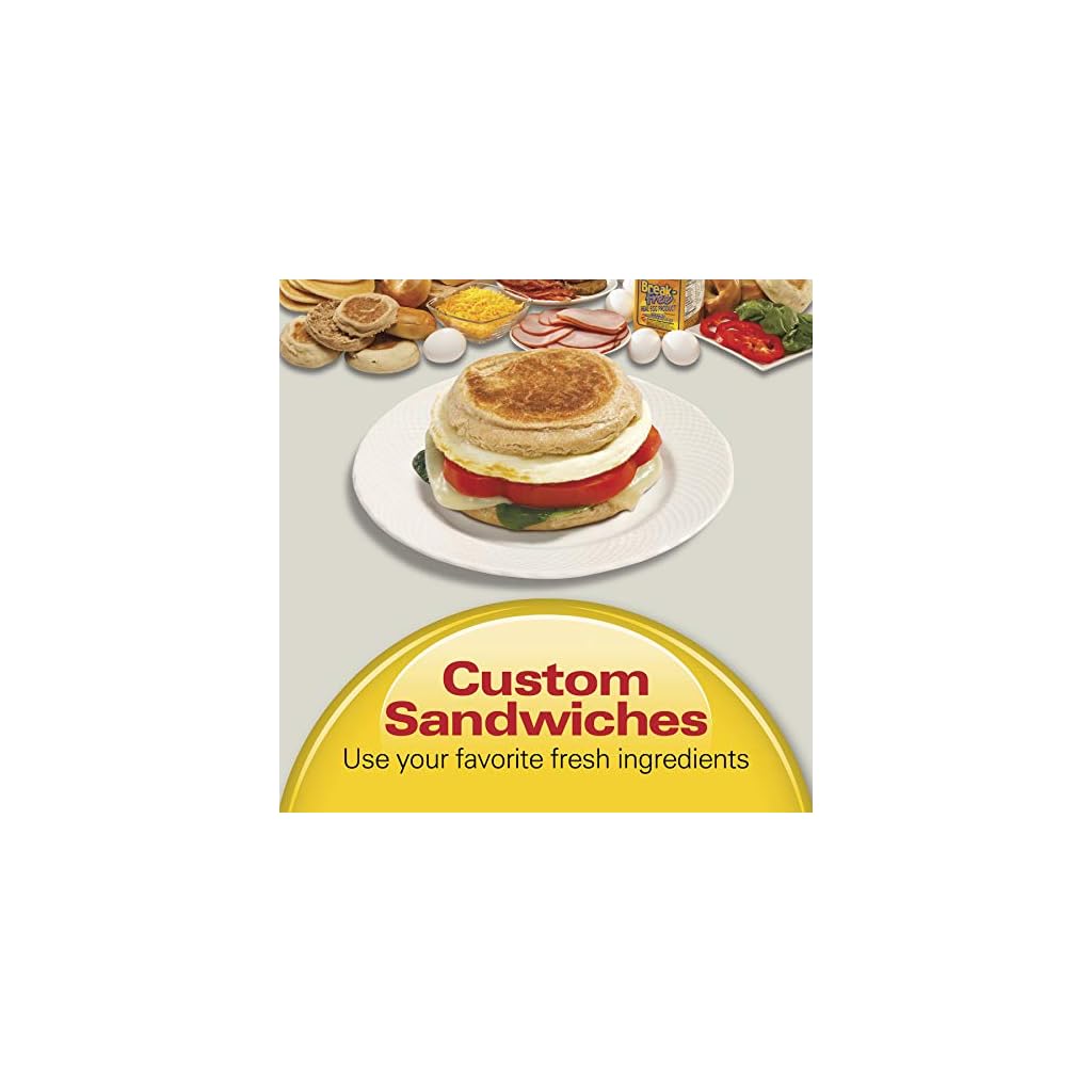 Hamilton Beach Dual Breakfast Sandwich Maker with Timer, Silver (25490A