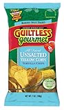 Guiltless Gourmet Tortilla Chips, Unsalted Yellow Corn, 7 Ounce (Pack of 12)