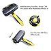 Bonve Pet LKGMS-001 Pet Grooming Brush - Pro Quality Self Cleaning Slicker Brushes for Dogs and Cats -Shedding Grooming Tools