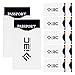 I3C Credit Card Sleeve, Credit Card Protector Anti-Theft RFID Blocking Credit Card Passport Holder Protector Sleeves (10 RFID Credit Card Sleeves, 2 RFID Passport Sleeves)